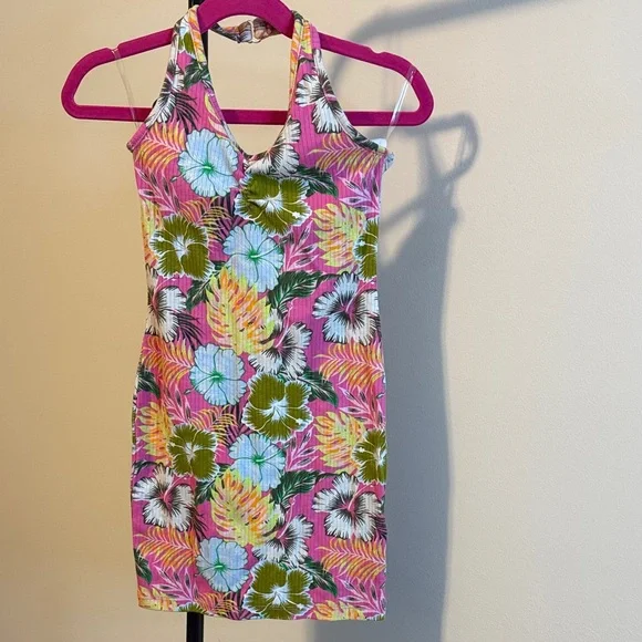 Art Class Pink Floral Kids Casual Dress - Picture 1 of 1